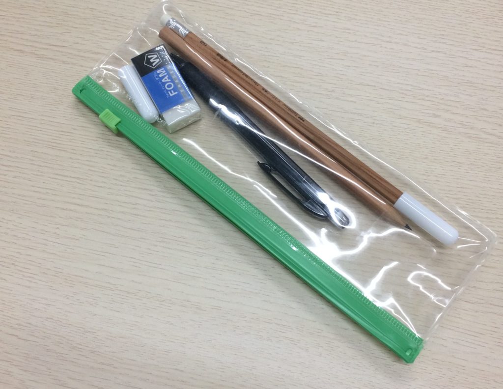 会場で用意されている文具