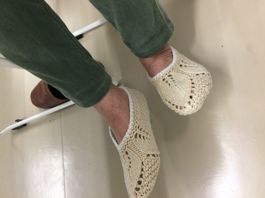 肌触りが良い綿100%のフットカバー