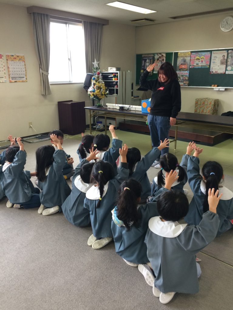 元気を届けてくれた園児たち